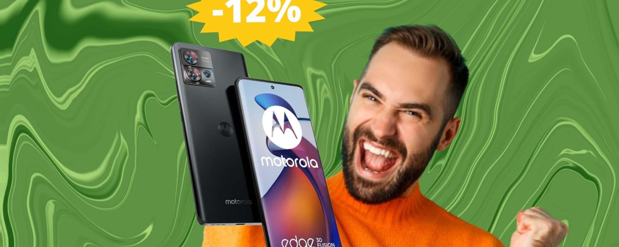 Motorola Moto Edge 30 Fusion: sconto IMPERDIBILE del 12%