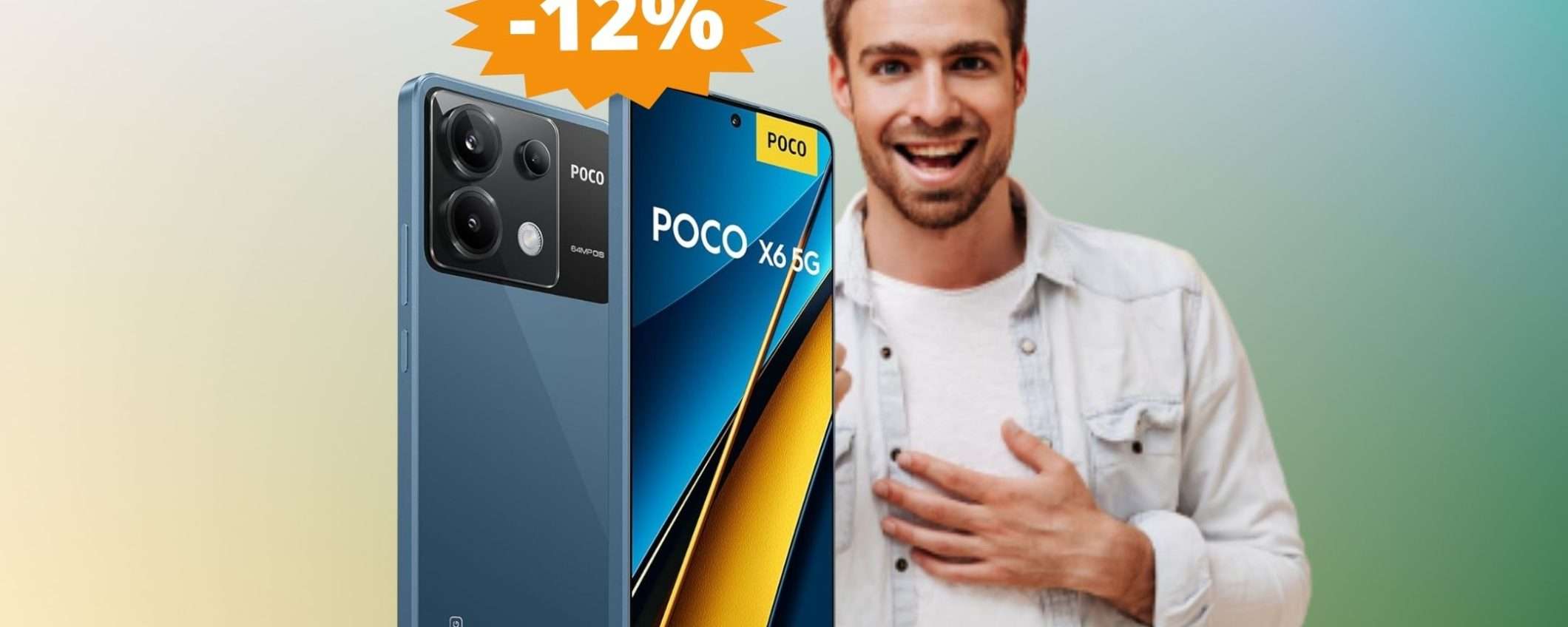 POCO X6: moderno, potente e in SUPER sconto del 12%