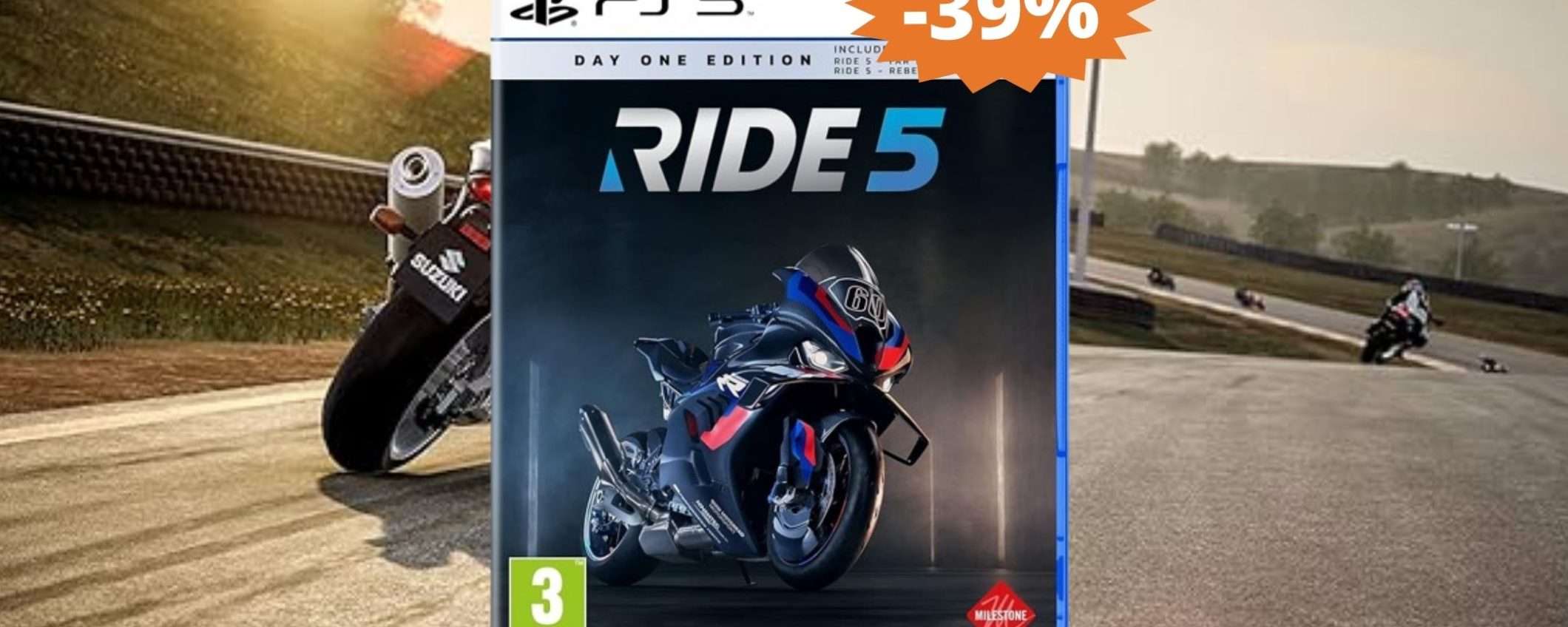 RIDE 5 per PS5: sconto ESCLUSIVO del 39% su Amazon