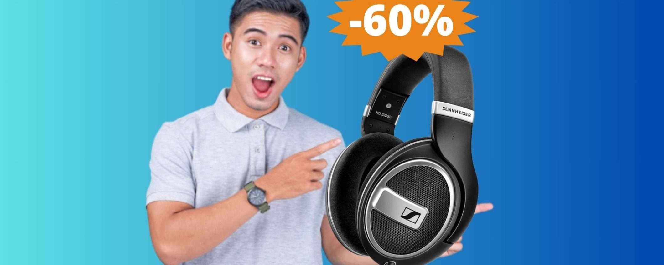 Sennheiser HD 599: sconto FOLLE per le offerte di primavera