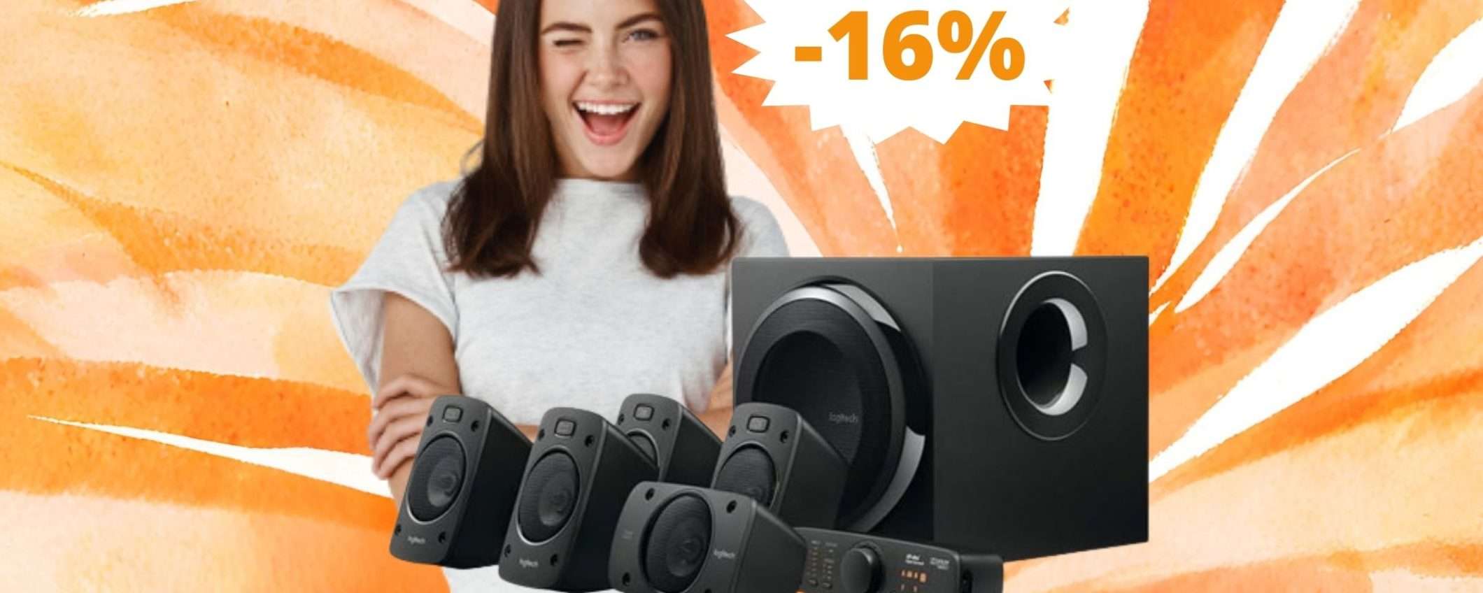 Sistema audio Logitech Z906: la SOLUZIONE definitiva (-16%)