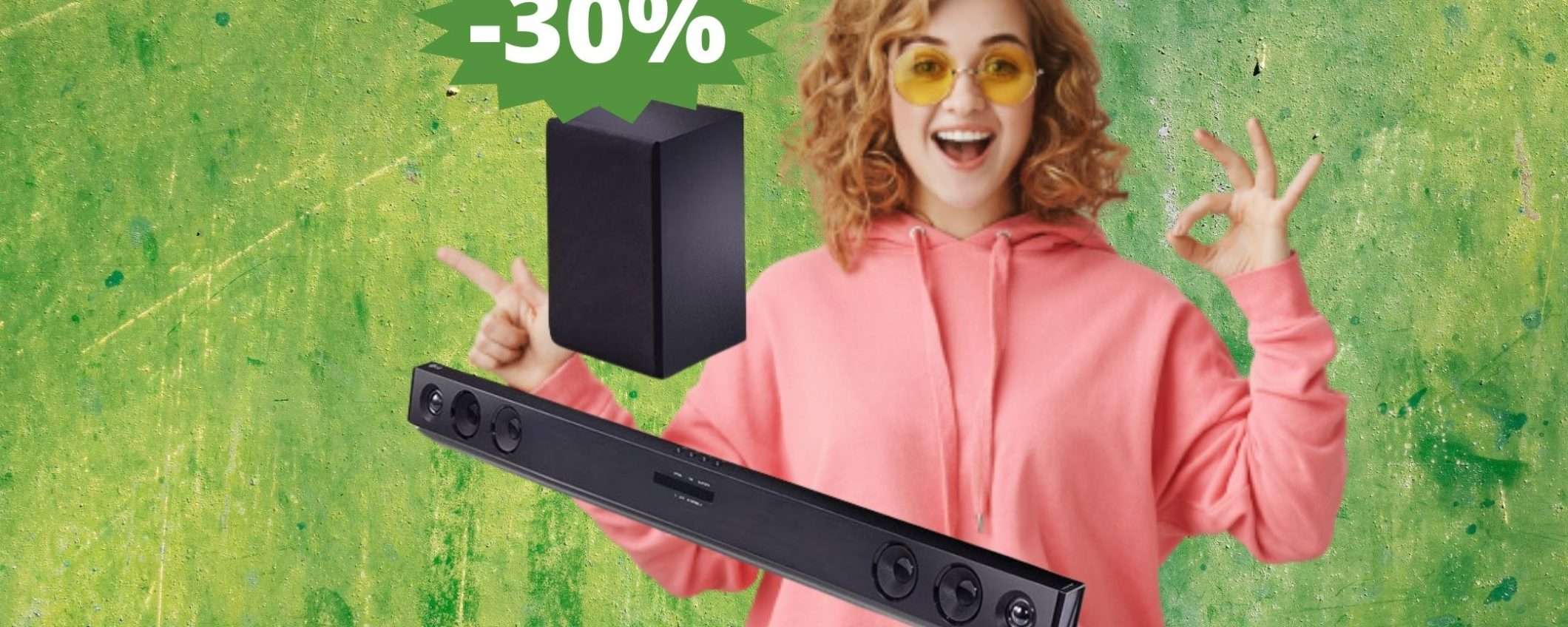 Soundbar LG SQC2: la qualità sonora che MERITI (-30%)