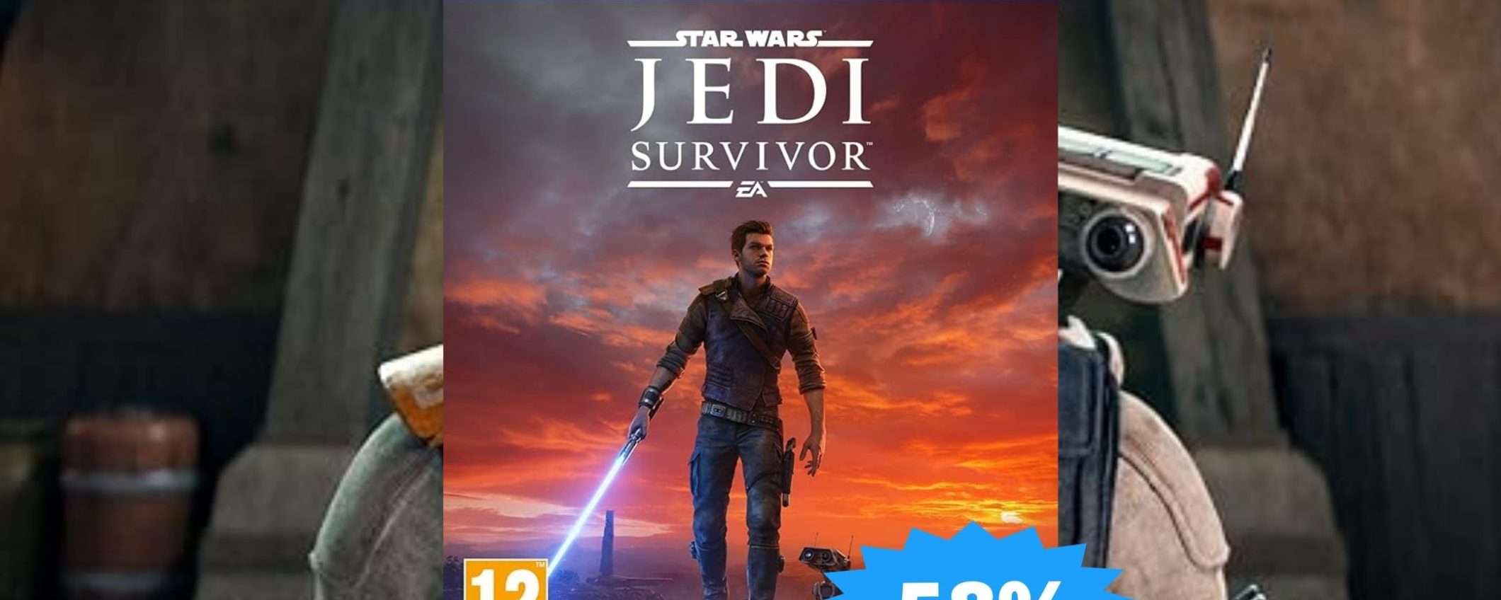 Star Wars Jedi Survivor per PS5: sconto INCREDIBILE del 58%