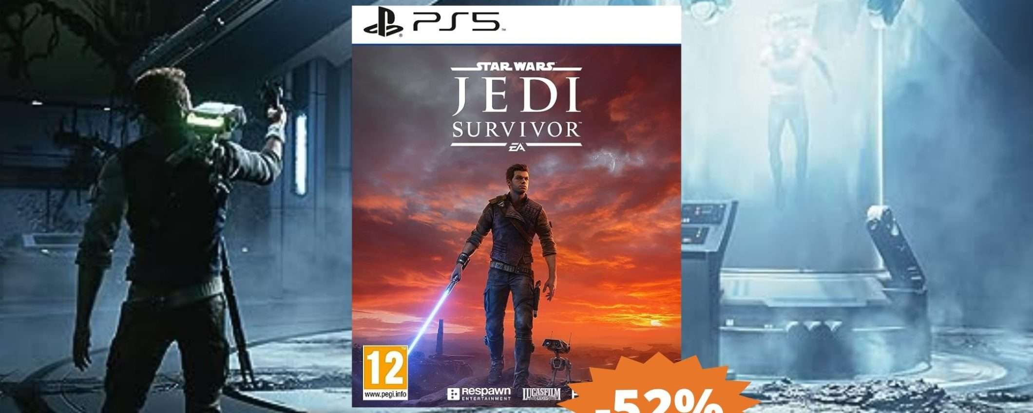 Star Wars Jedi Survivor: CROLLO del prezzo su Amazon (-52%)