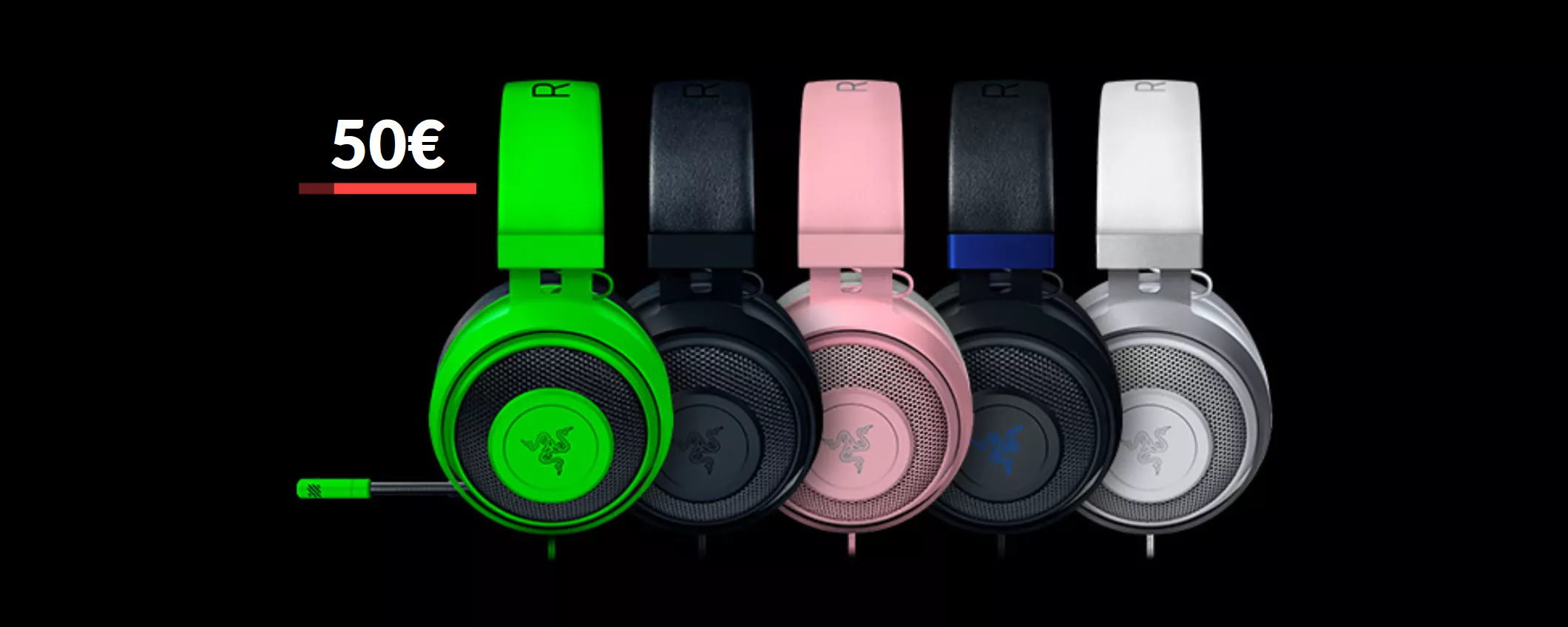 Cuffie gaming Razer con audio POSIZIONALE: top scelta a 50€