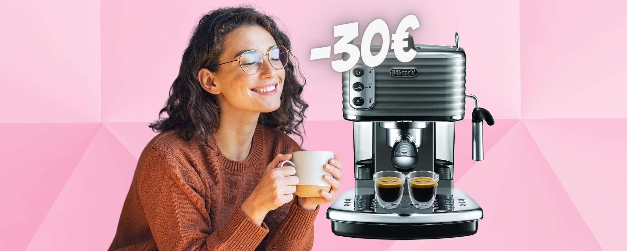 De'Longhi: caffè espresso e cappuccino cremoso come al Bar (-15%)