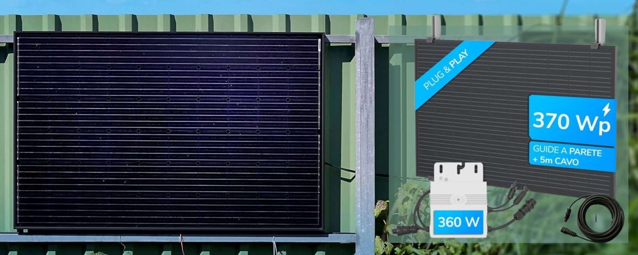 Fotovoltaico da balcone COMPLETO di tutto a prezzo RIDICOLO su Amazon