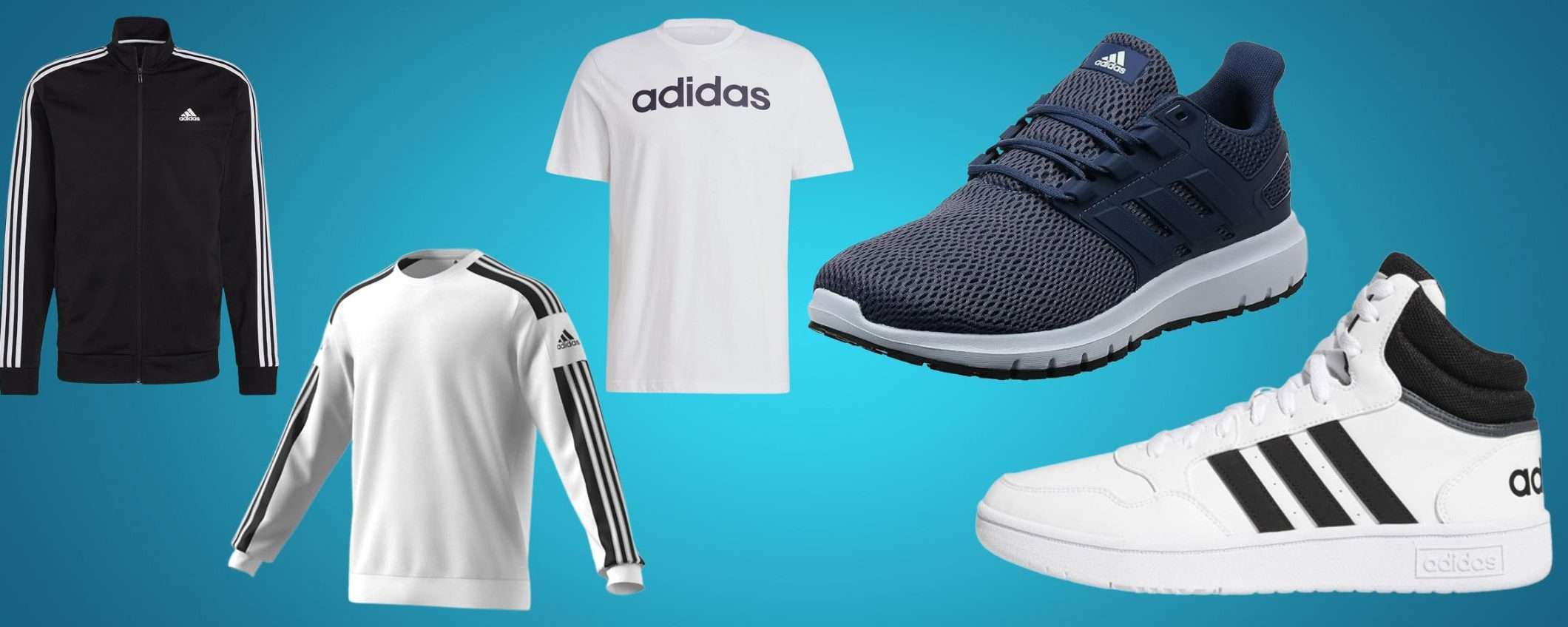 Adidas da 10€: sconti fino al 56%, SVUOTA TUTTO Amazon inaspettato