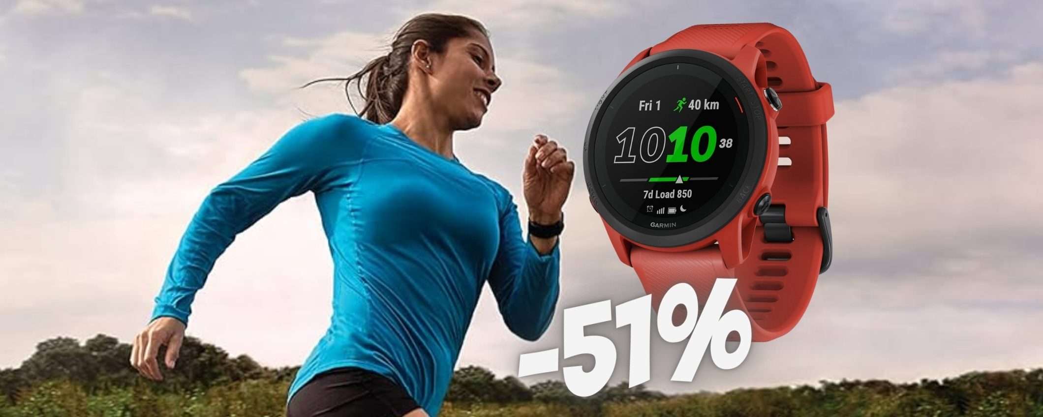 Garmin Forerunner 745 al PREZZO più BASSO di SEMPRE con sconto del 51%