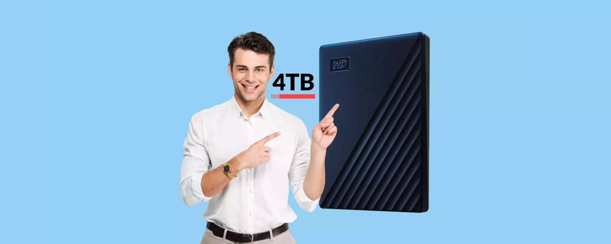 Hard disk esterno 4TB per MAC: la bomba di WD a meno di 150€