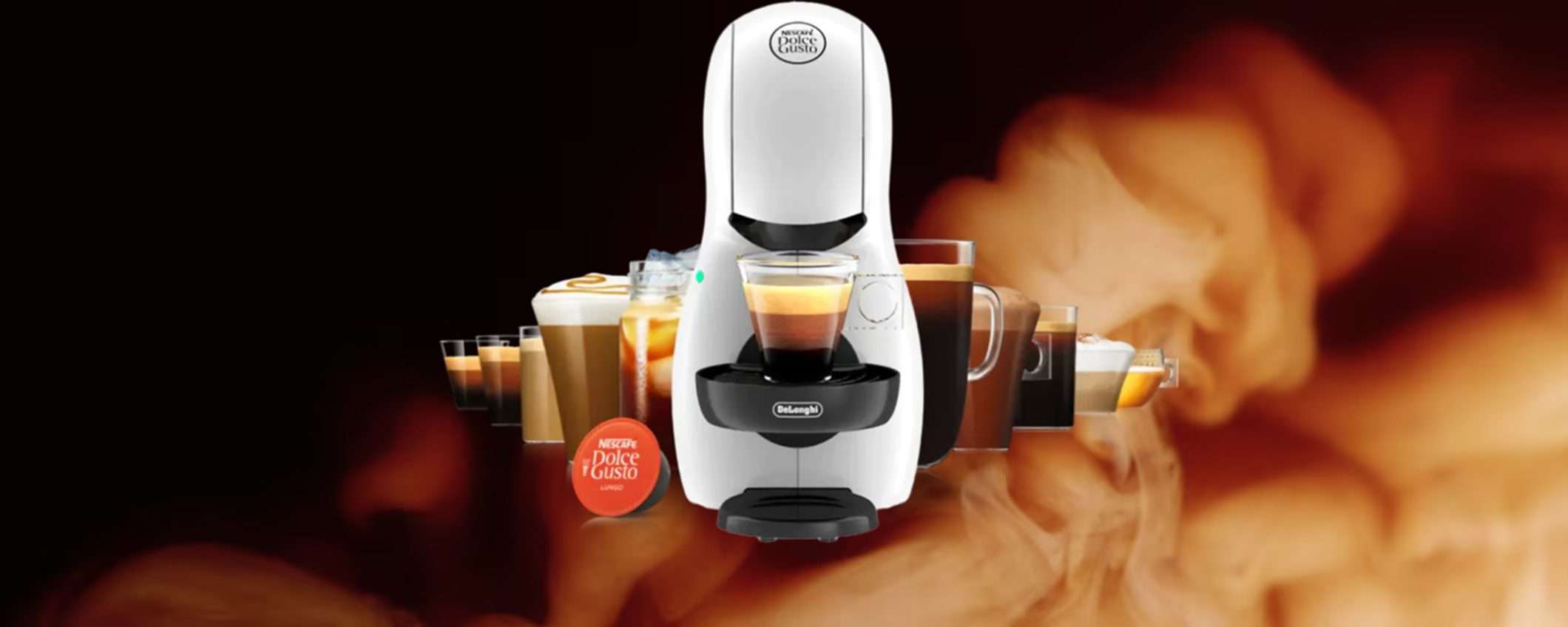 Macchina da caffè Nescafé Dolce Gusto Piccolo XS a prezzo outlet da MediaWorld (69,99€)