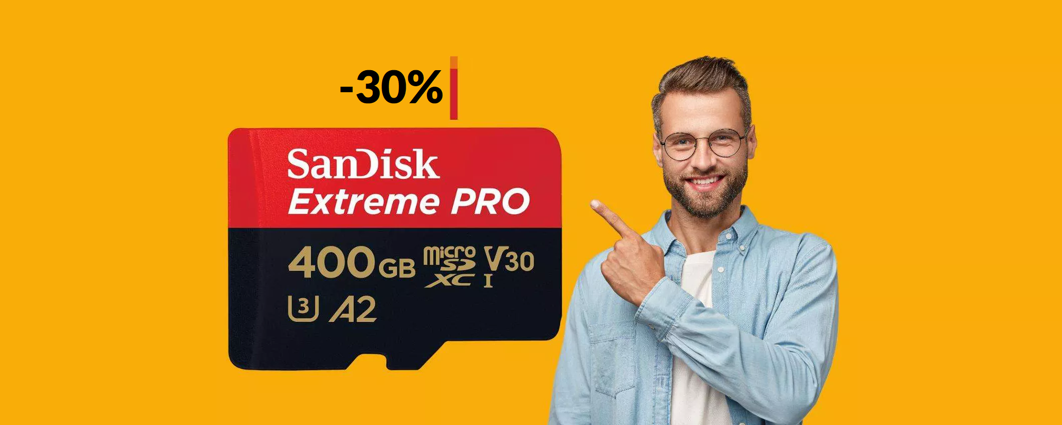 MicroSD 400GB: memoria interminabile a prezzo sgretolato (68€)