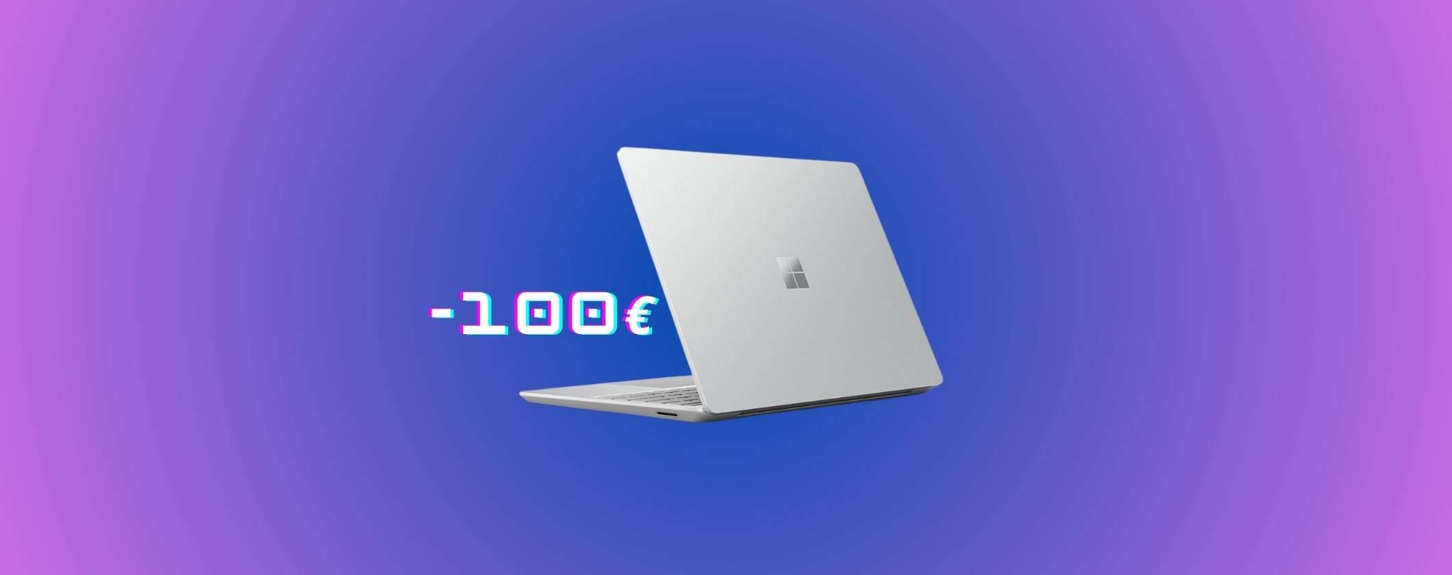 Microsoft Surface Laptop Go 3 con 100€ di SCONTO su Unieuro