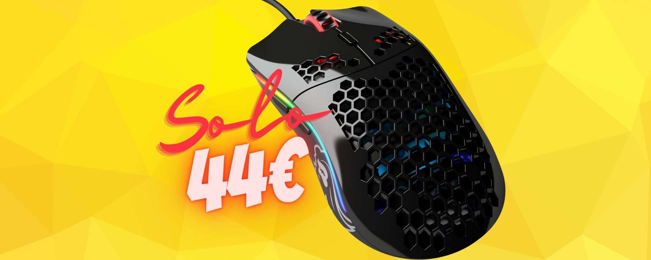 Mouse da gaming SUPER LEGGERO dalle prestazioni TOP (solo 44€)