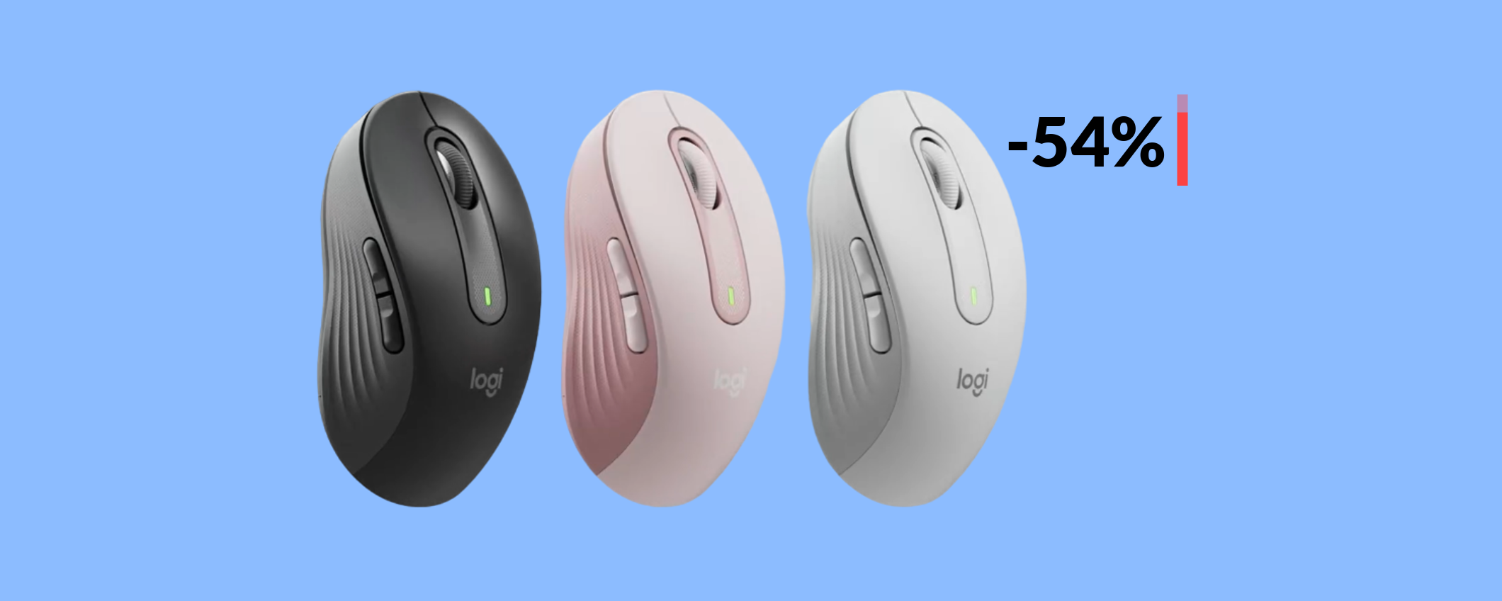 Questo mouse Logitech a 24€ è PERFETTO per i mancini (-54%)