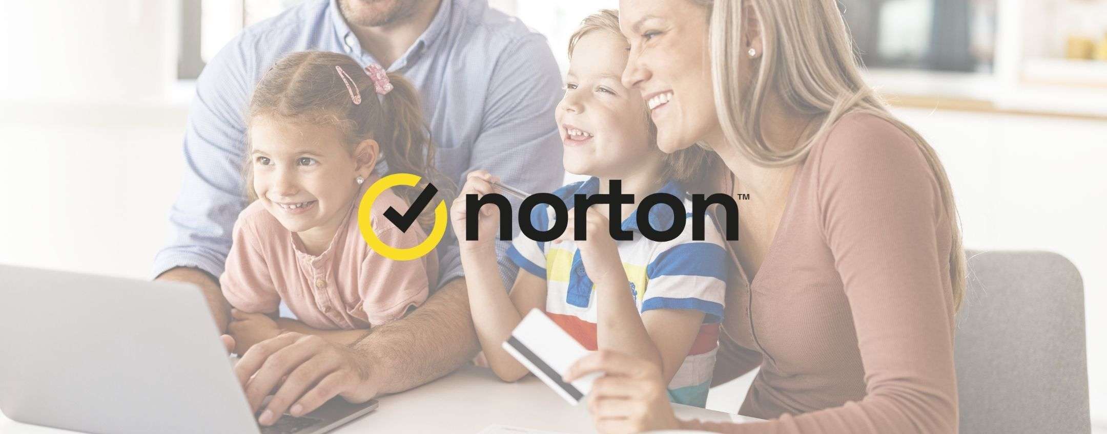 famiglia protetta con Antivirus Norton