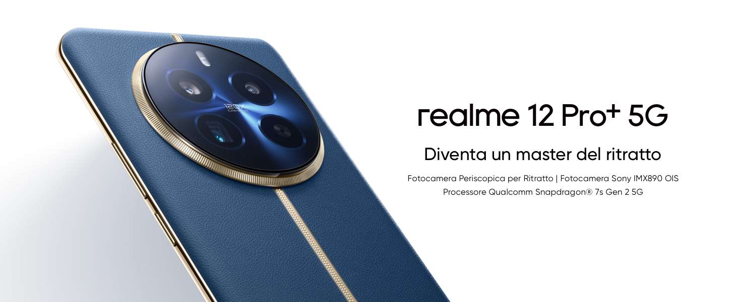 Realme 12 Pro+ 5G, con il COUPON risparmi: stupendo e potente