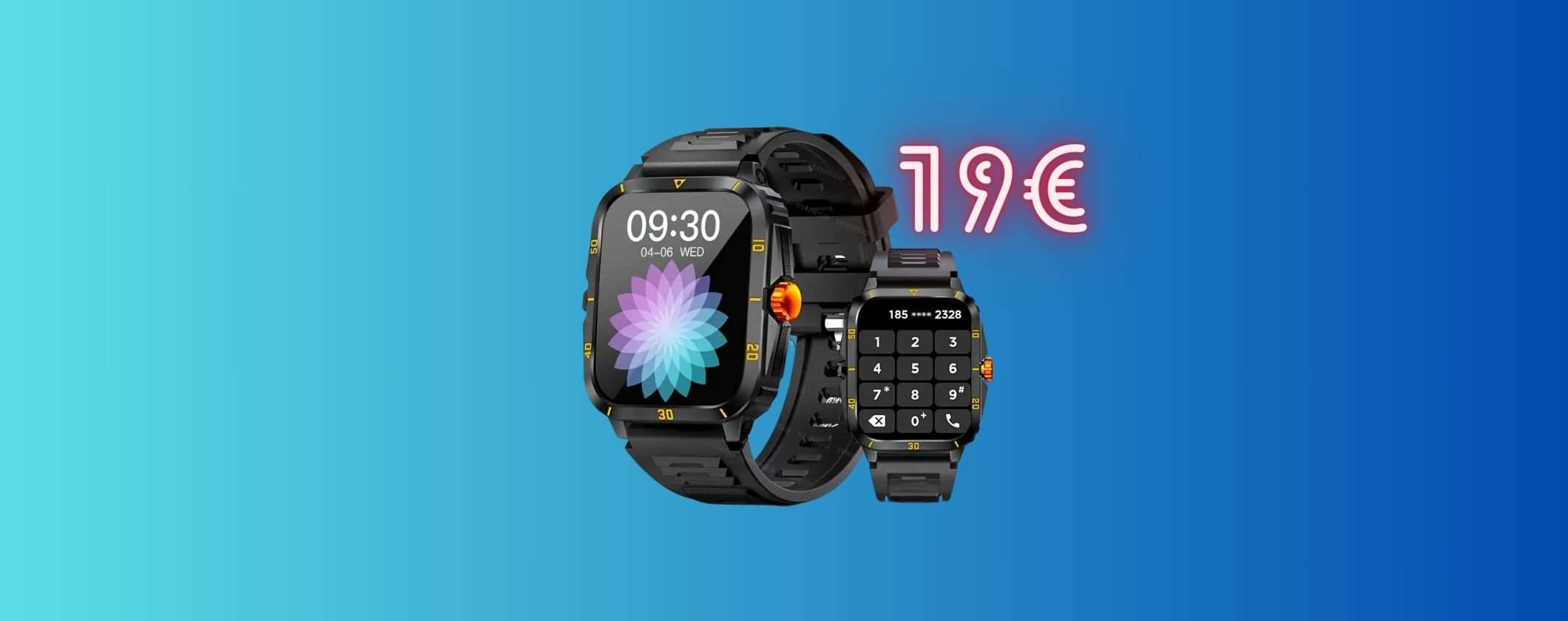 Smartwatch INTELLIGENTE a soli 19€ su TEMU (-56%)