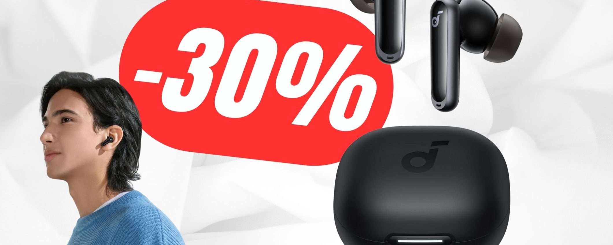 Con questo COUPON del 30%, gli Auricolari di Anker sono DA PRENDERE!