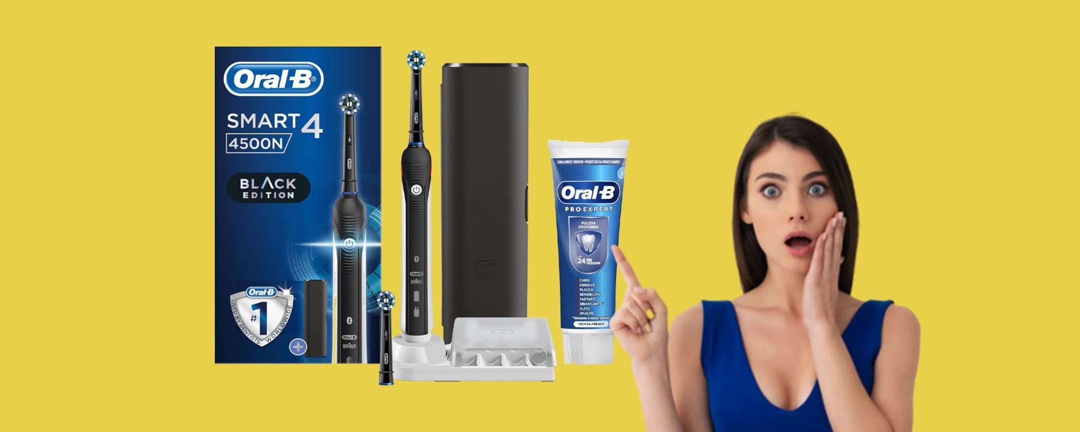 Spazzolino Oral-B Smart 4 in SUPER offerta su Amazon (-46%)