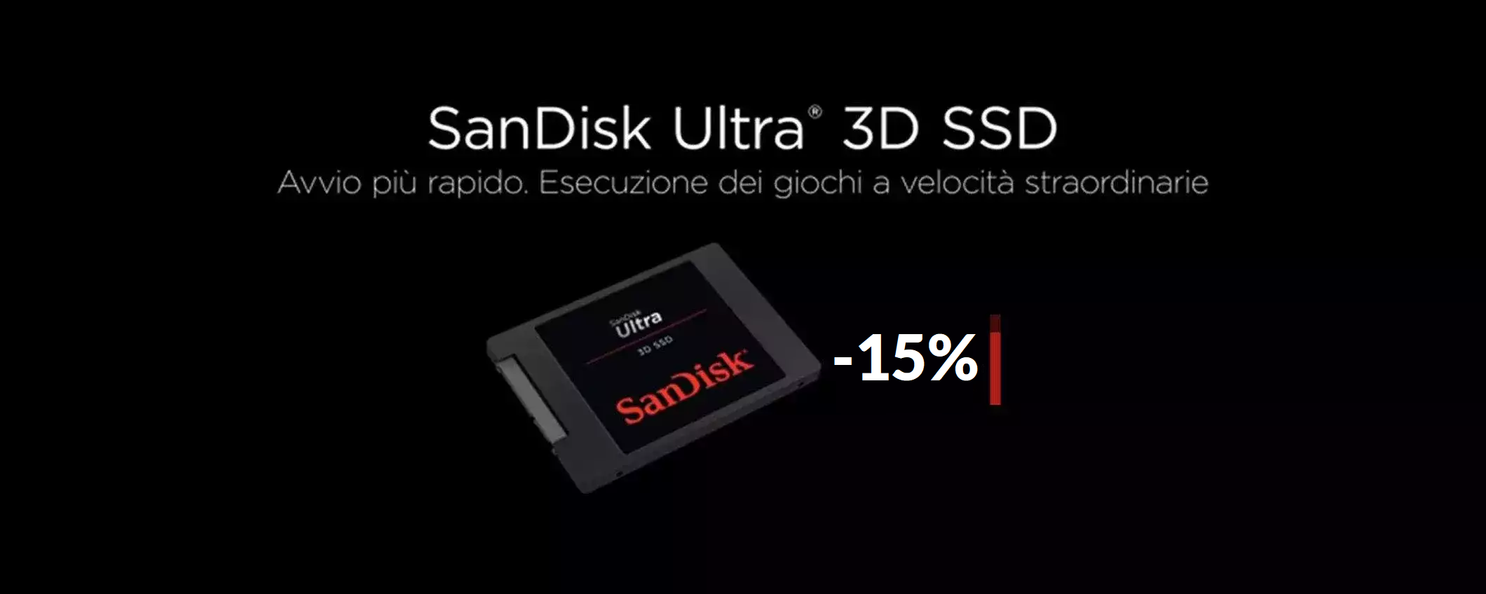 SSD 2TB SanDisk, velocissimo e resistente: prezzo IMBATTIBILE