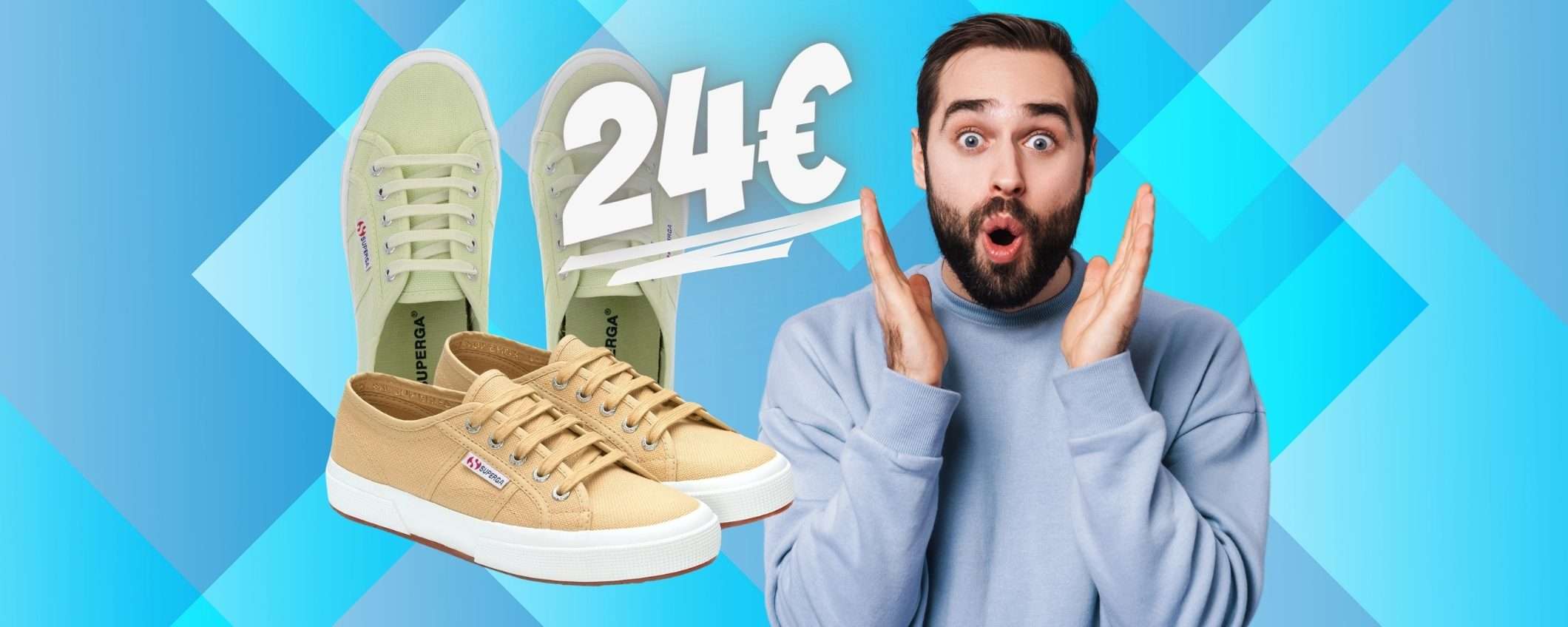 Superga: le splendide sneaker in tante colorazioni su eBay a 24€