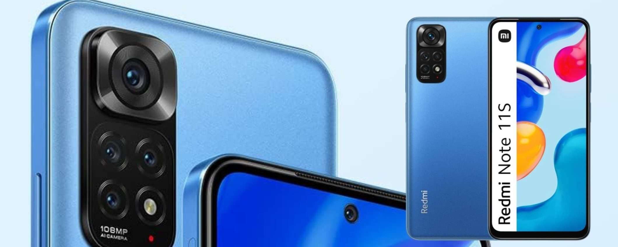 Xiaomi Redmi Note 11S a 136€ è DA PAZZI: 108MP, 128GB e AMOLED 90Hz (-54%)