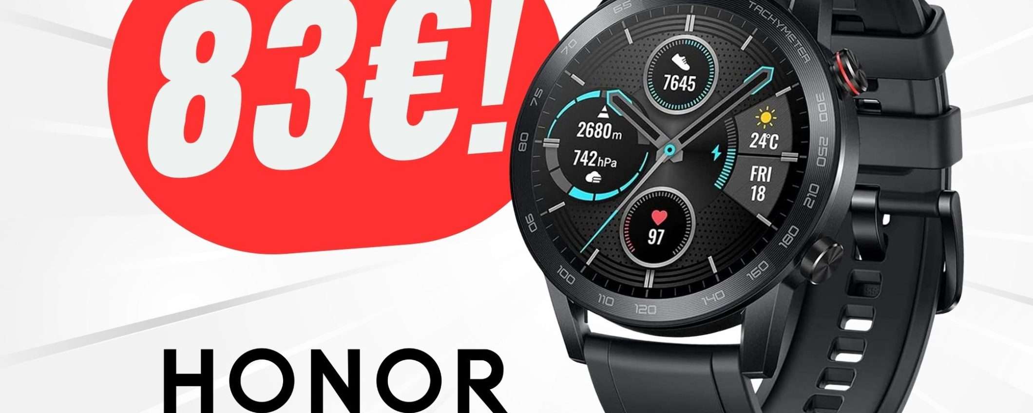 Questo SMARTWATCH di HONOR costa solo 83€ con lo sconto!