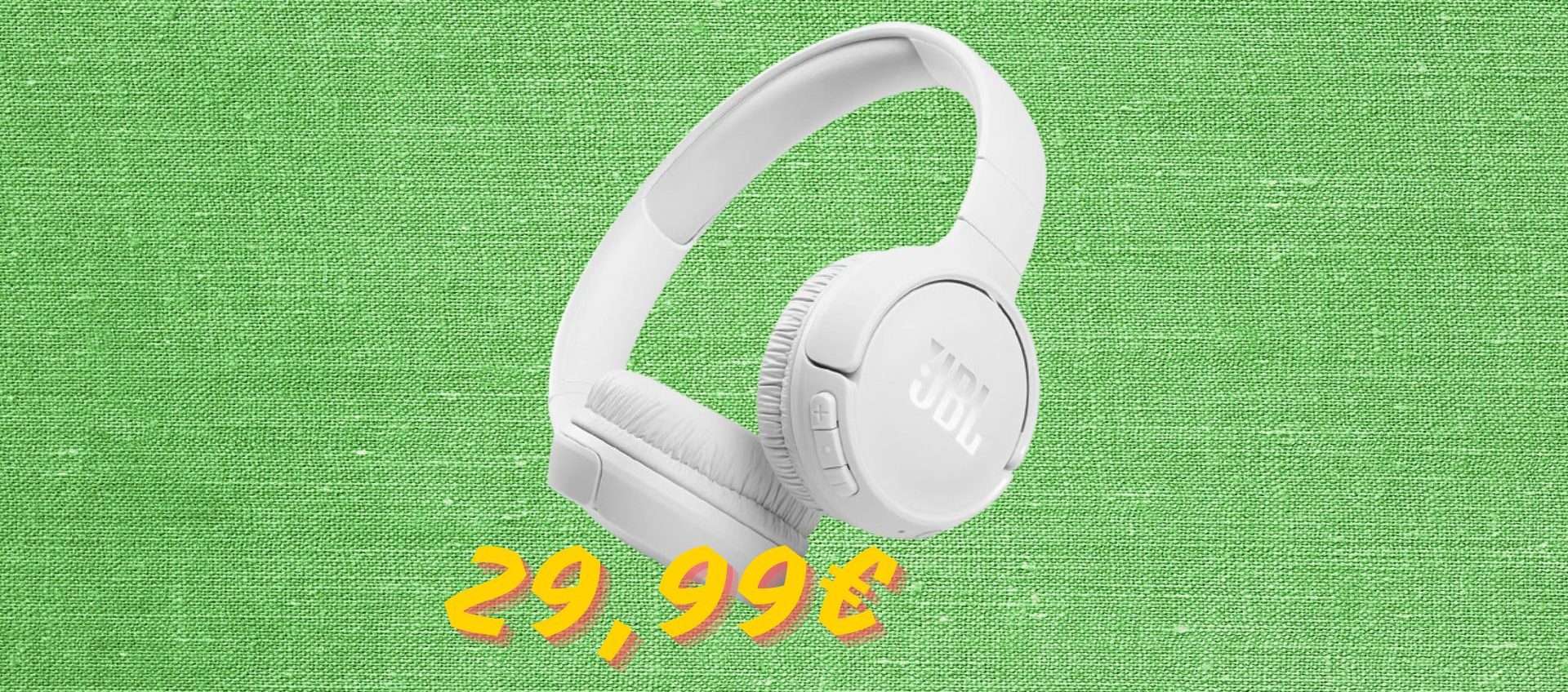 Con lo sconto del 40%, le JBL Tune 510BT sono un BEST BUY totale (Amazon)