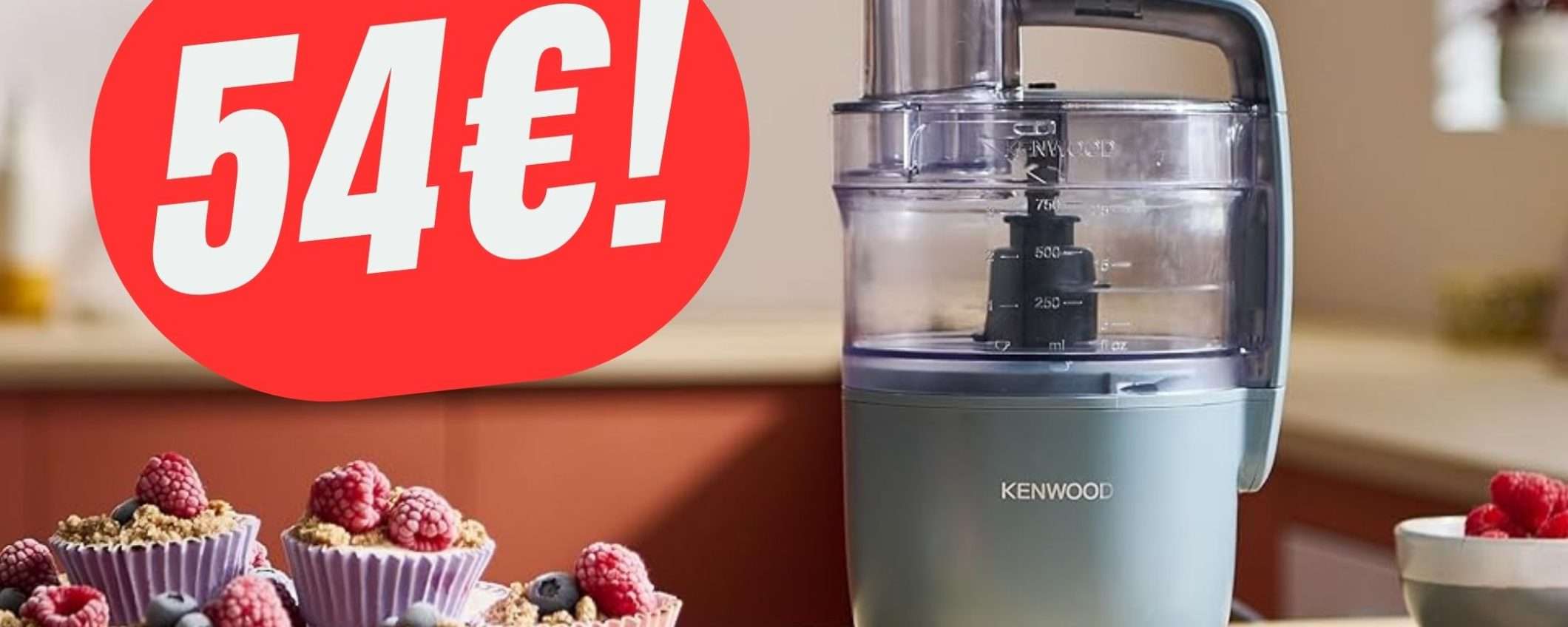 Trita, Affetta, Grattugia e Impasta grazie al Robot Kenwood a SOLI 54€!