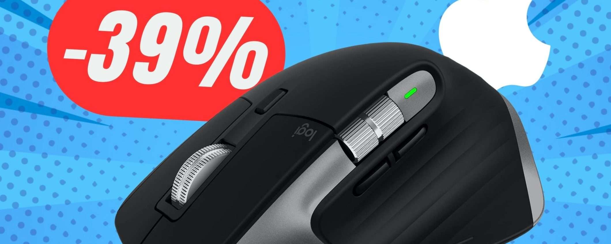 Meglio del Magic Mouse di Apple: il mouse di Logitech CROLLA del -39%