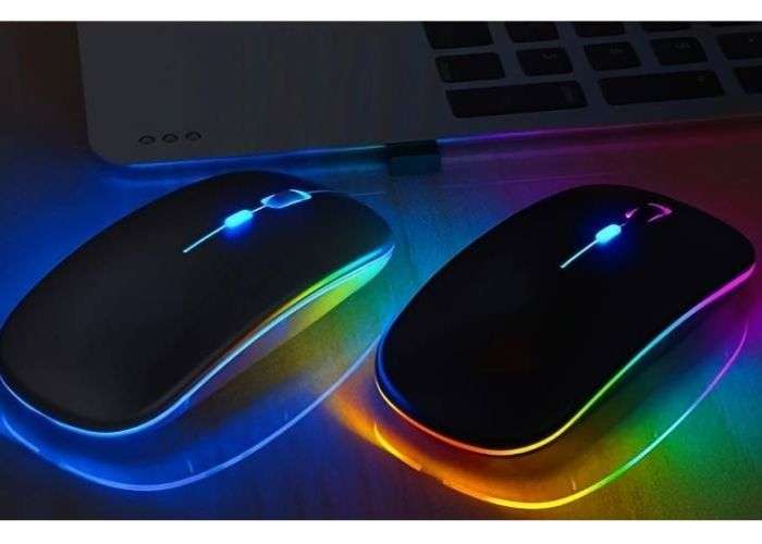 Il MOUSE wireless con i LED luminosi oggi a 4 EURO su TEMU 