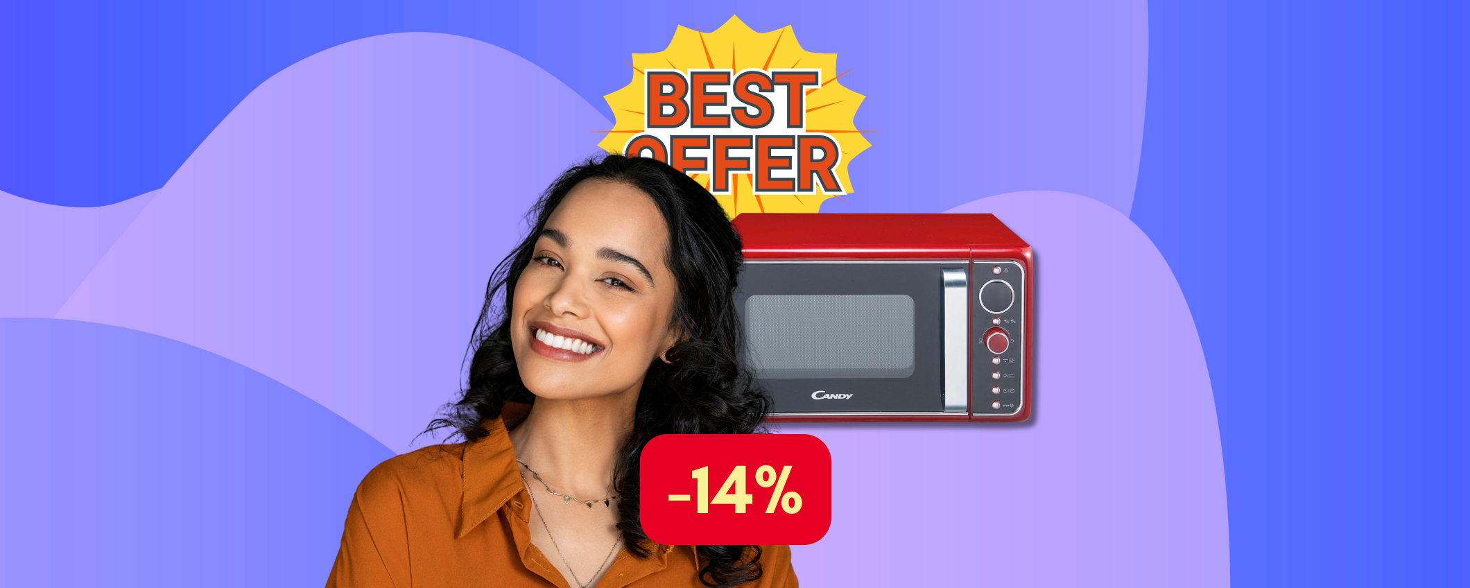 Bellissimo forno a microonde Candy in sconto del 15% per poco!