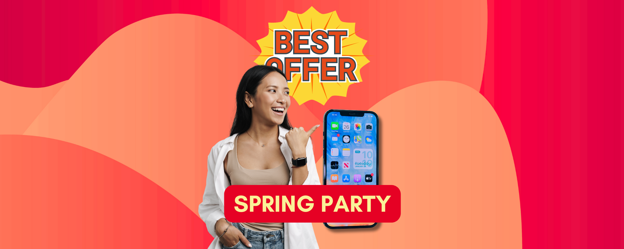 Sconti shock per la promo Spring Party: sconti fino a 200€