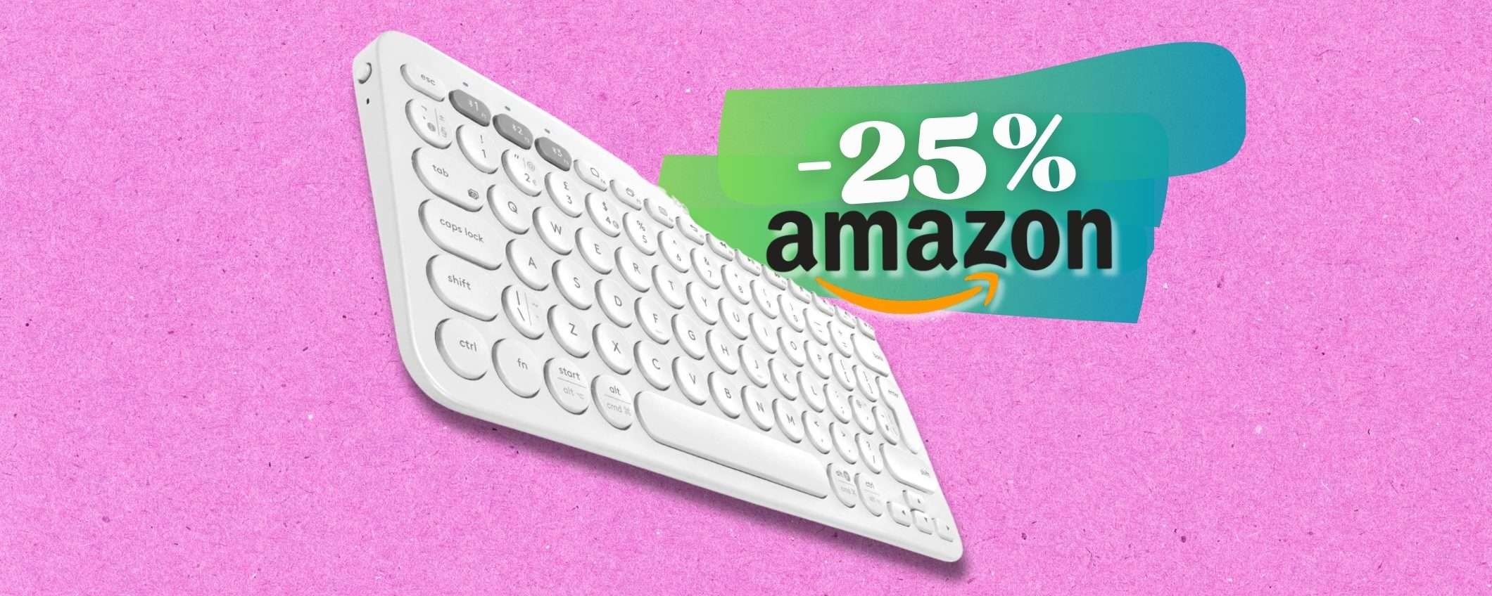 Logitech K380 è la tastiera PERFETTA per laptop, tablet e smartphone (-25%)