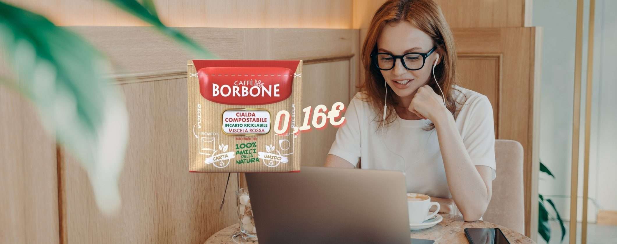 Cialde Caffè Borbone Miscela Rossa a soli 16 centesimi l'una