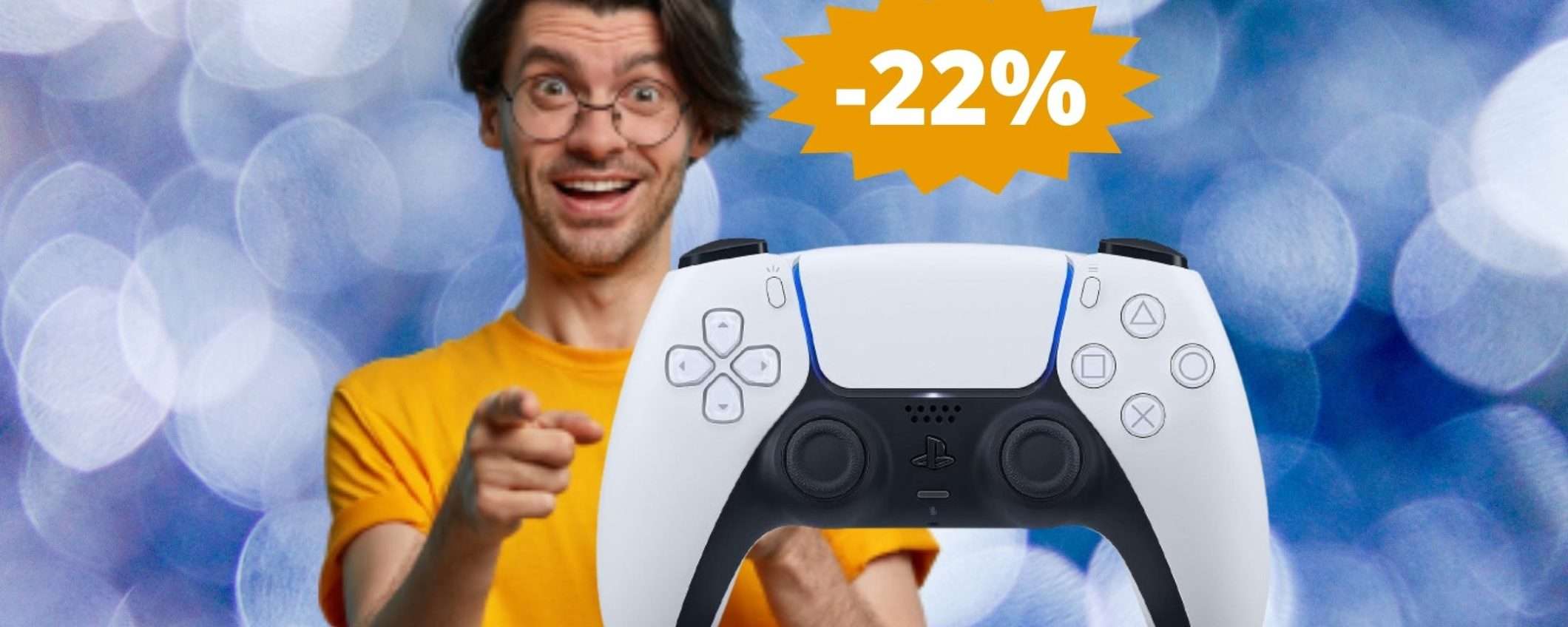 Controller PlayStation 5 DualSense: SUPER sconto del 22%