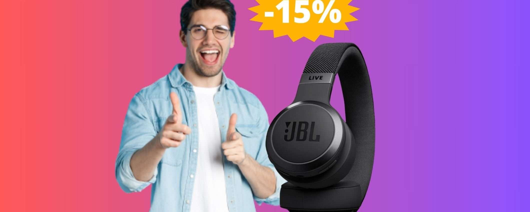 Cuffie JBL Live 670NC: IRRESISTIBILI a questo prezzo (-15%)