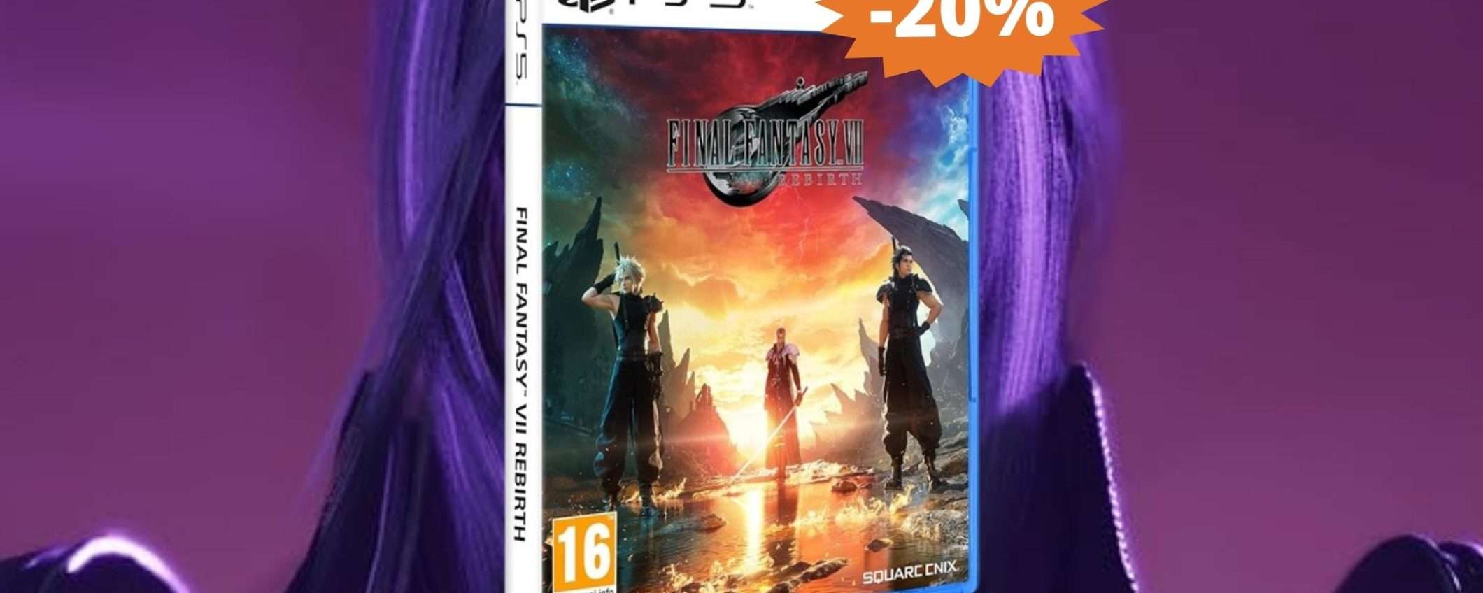 Final Fantasy VII Rebirth PS5: sconto ESCLUSIVO del 20%