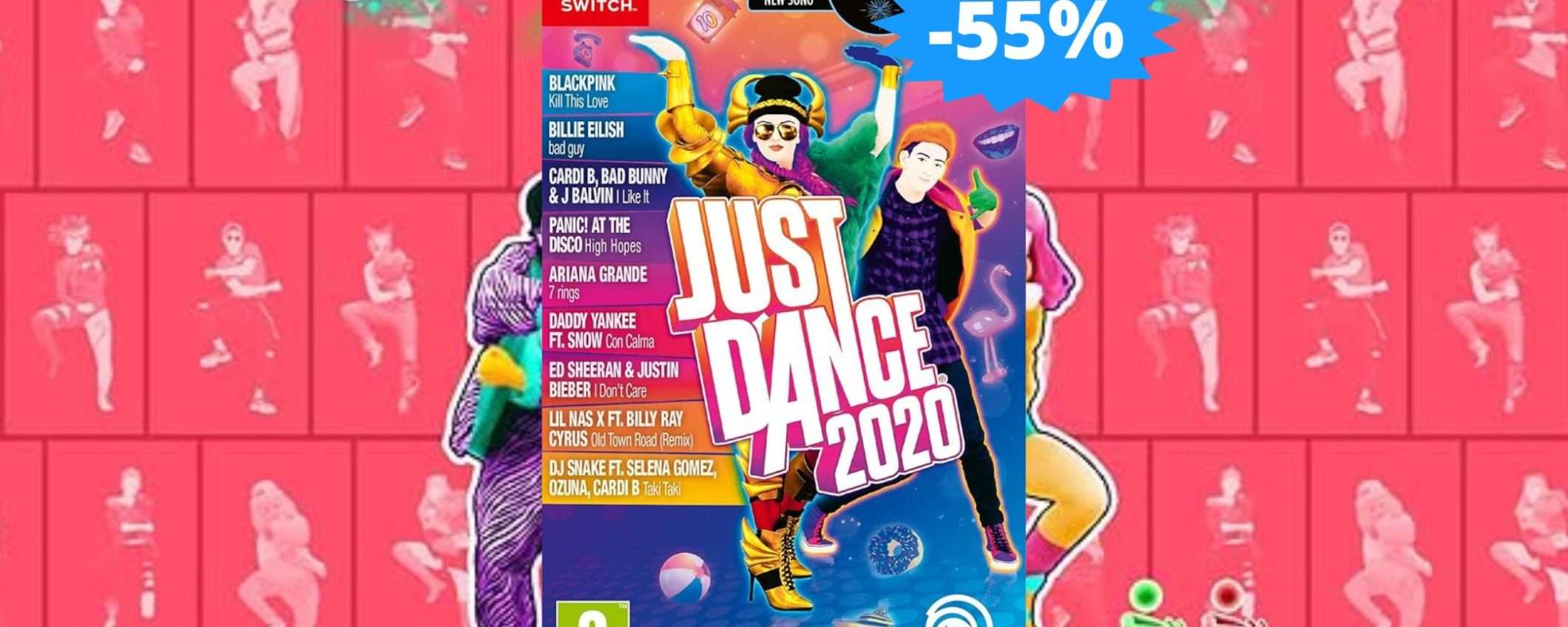 Just Dance 2020 Nintendo Switch: sconto FOLLE del 55% su Amazon