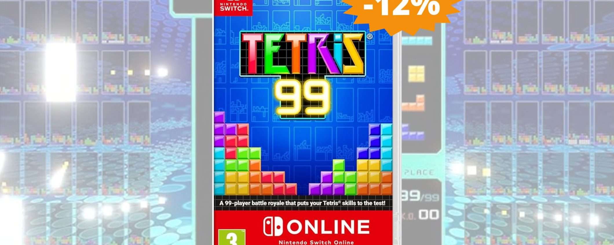 Tetris 99 + NSO per Nintendo Switch: puro divertimento in SCONTO