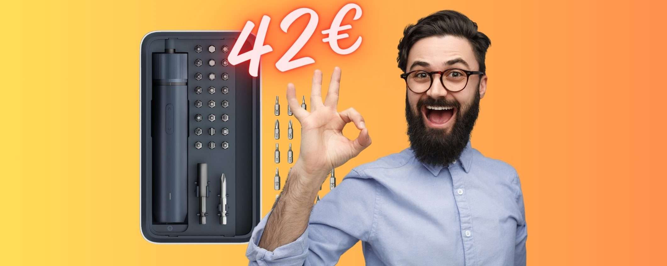 Kit di cacciaviti elettrici a POCHISSIMO in OFFERTA a TEMPO (42€)