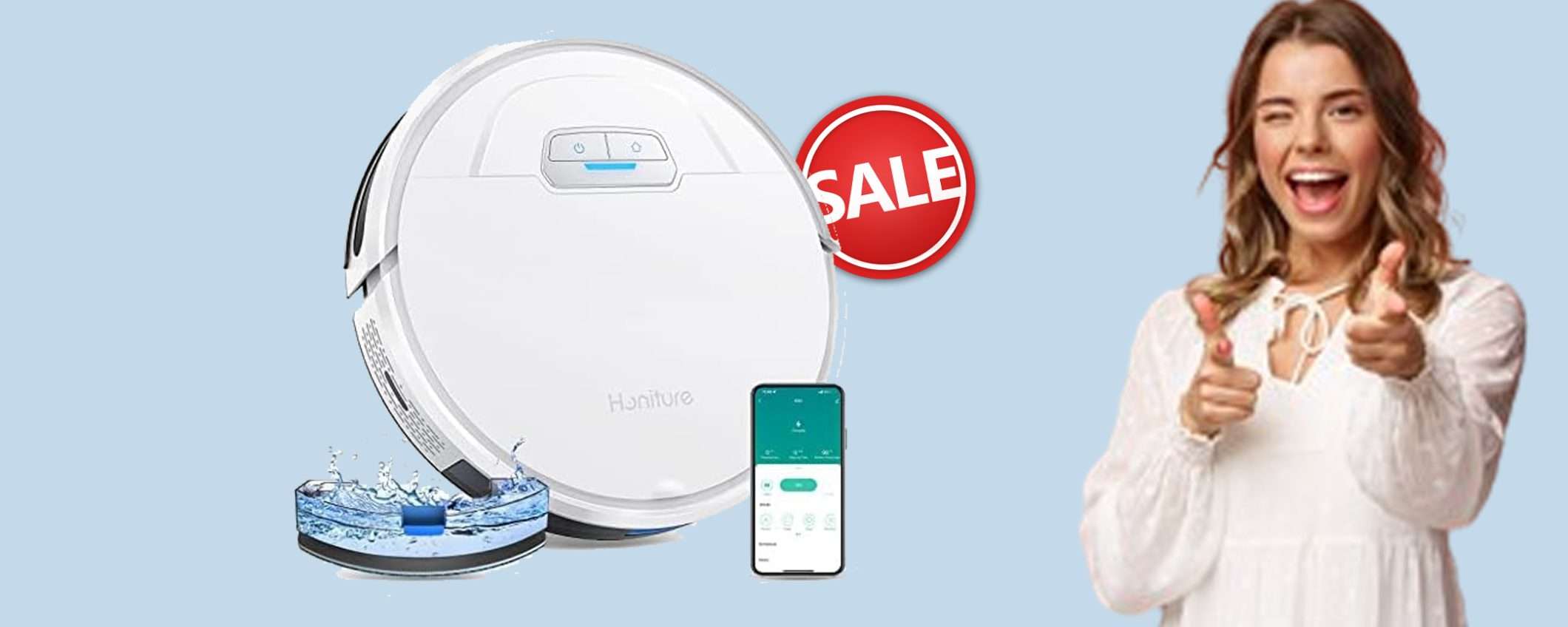 Robot aspira e lava Smart 3 in 1: IMPERDIBILE a questo prezzo (-27%)