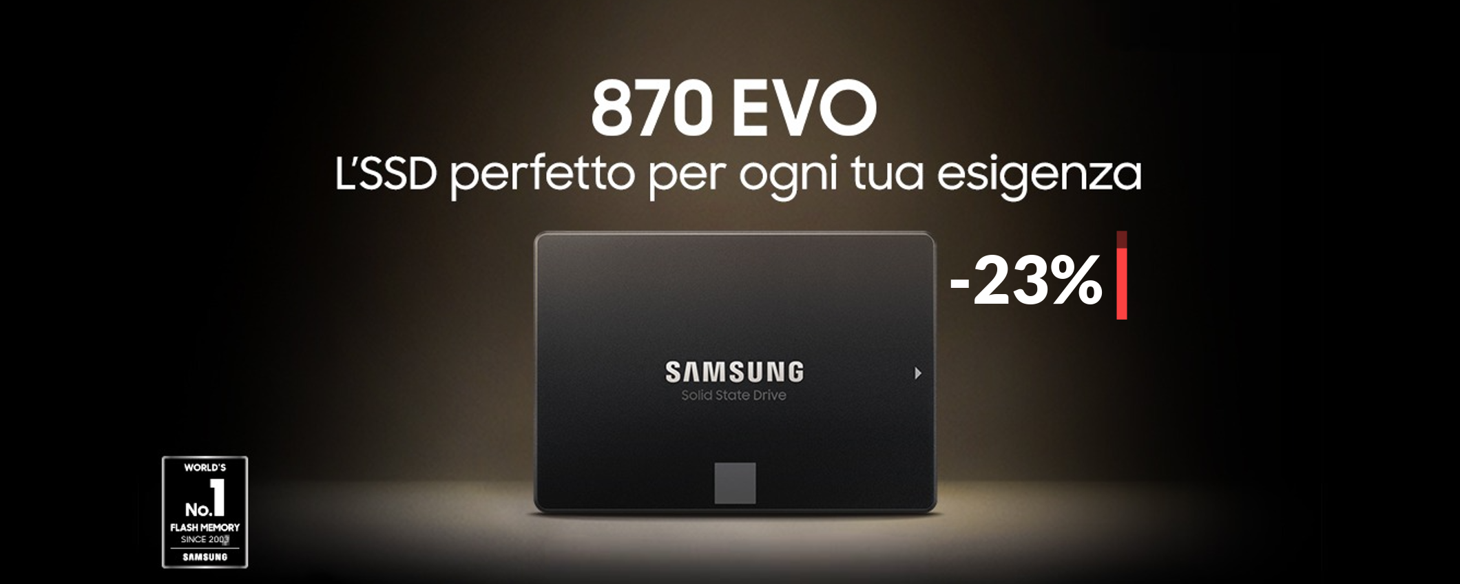 SSD Samsung 250GB, velocissimo e resistente: già tuo con 46€