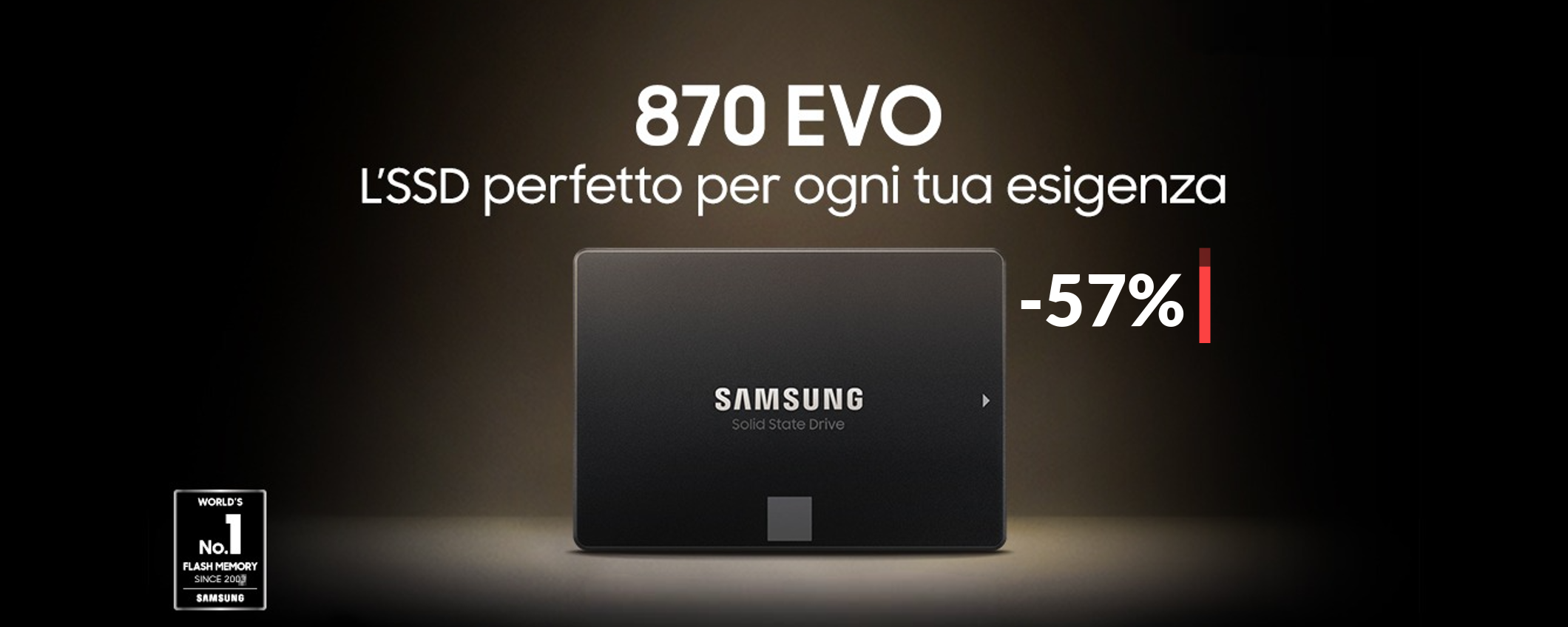SSD Samsung 500GB a prezzo più che DIMEZZATO: bastano 38€