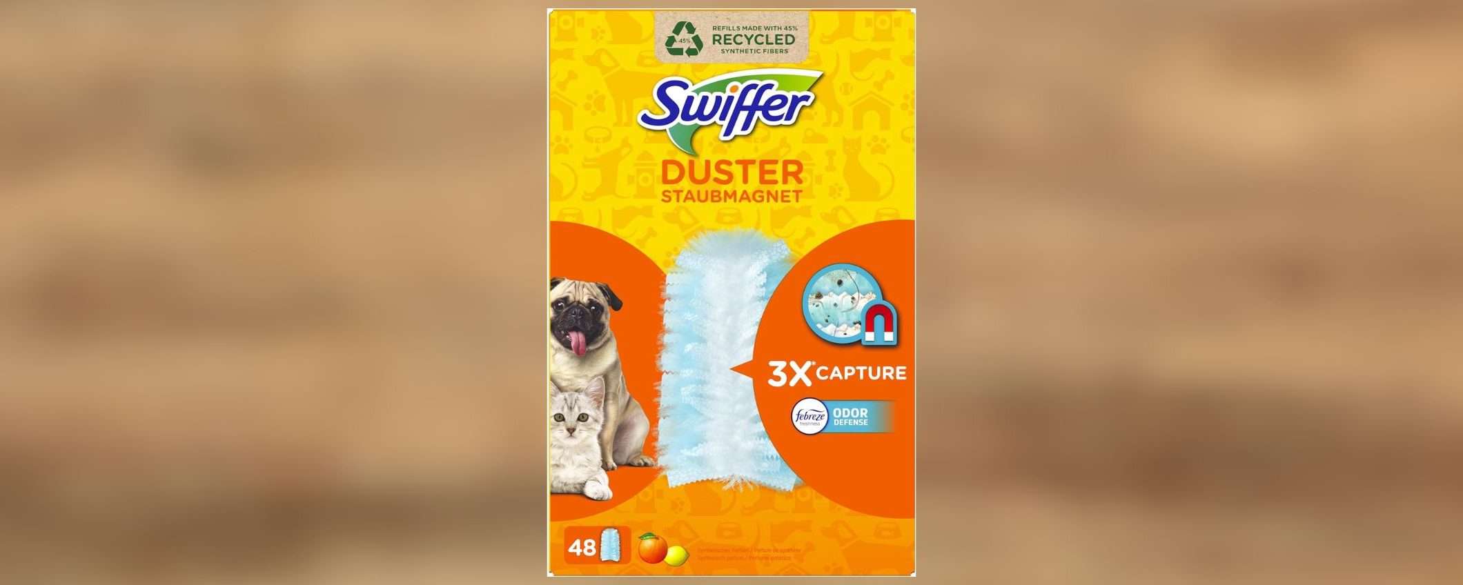 48 piumini catturapolvere Swiffer a PREZZO SCORTA su Amazon: risparmi il 41%