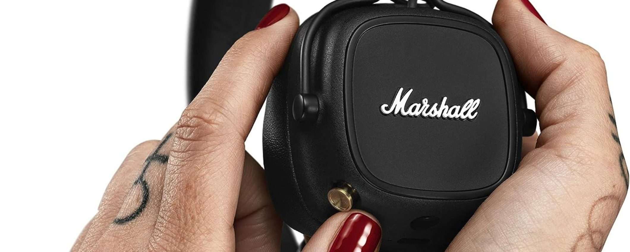 80 ORE di PLAYBACK audio con le cuffie Marshall Major IV: sconto SHOCK del 34%