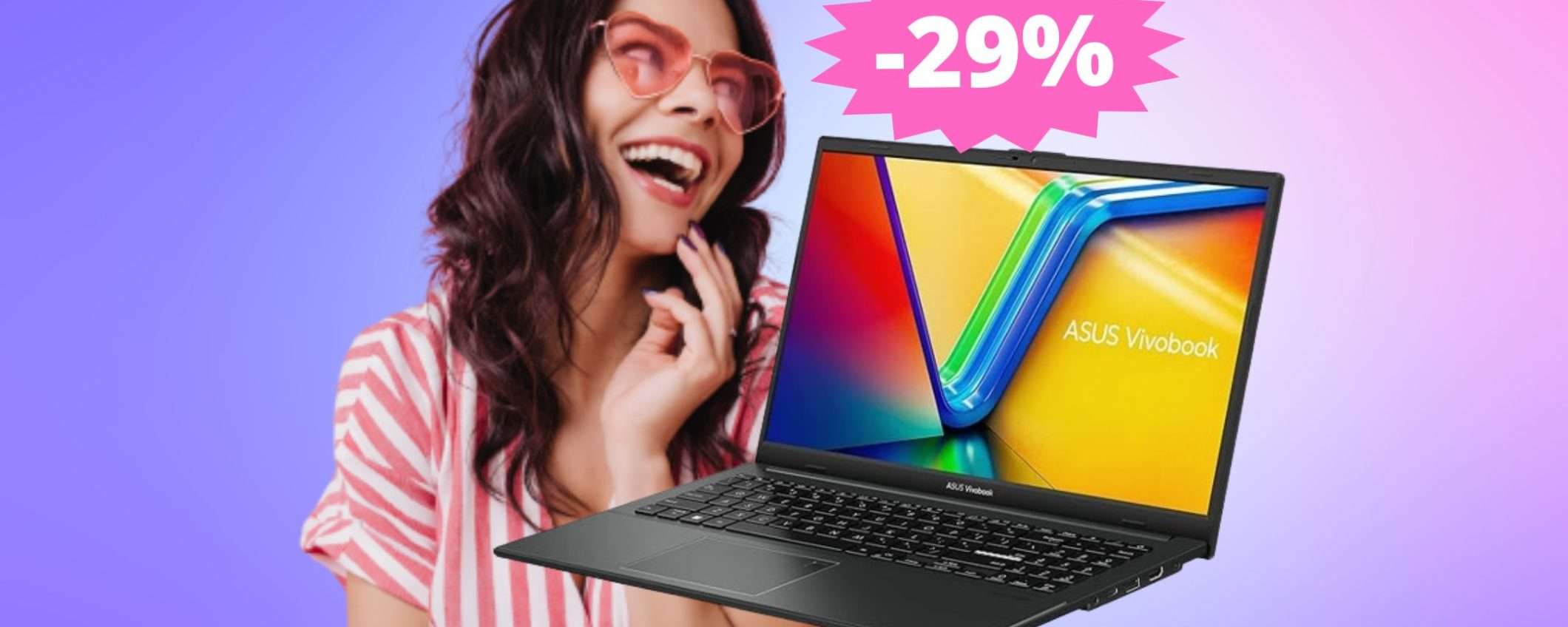 ASUS Vivobook GO: sconto EPICO di 200 euro su Amazon