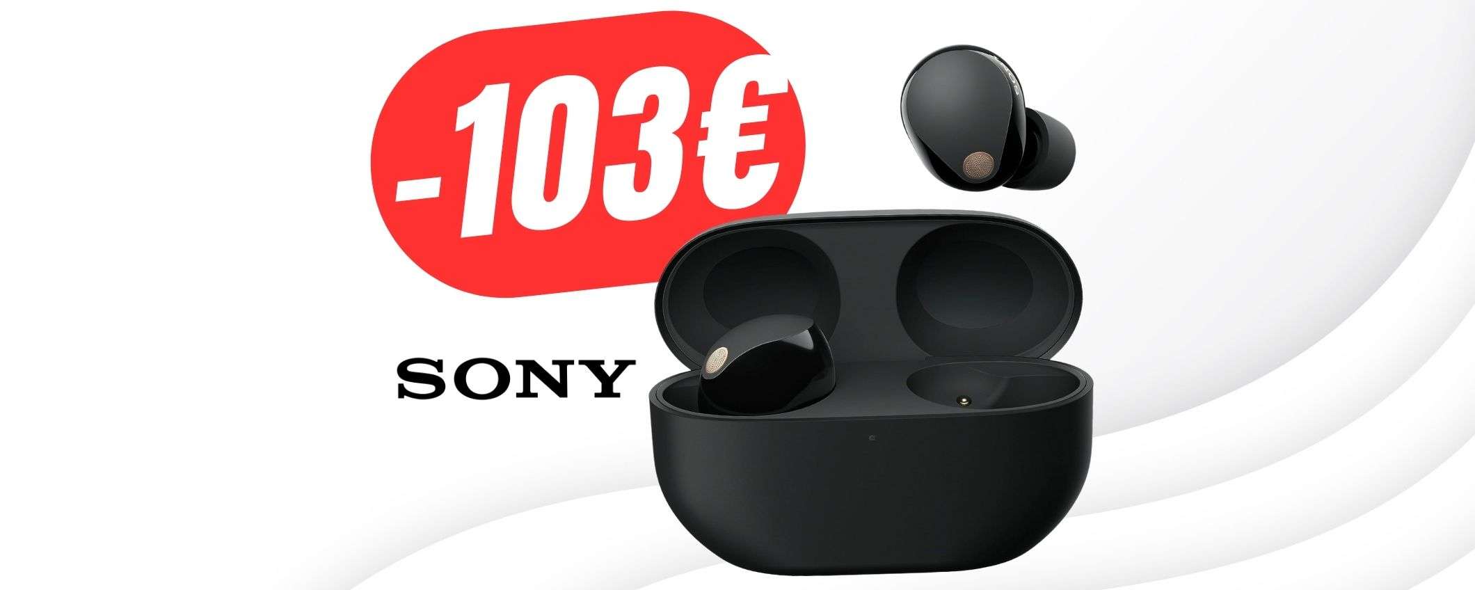 -103€ di SCONTO per gli AURICOLARI wireless top di SONY!