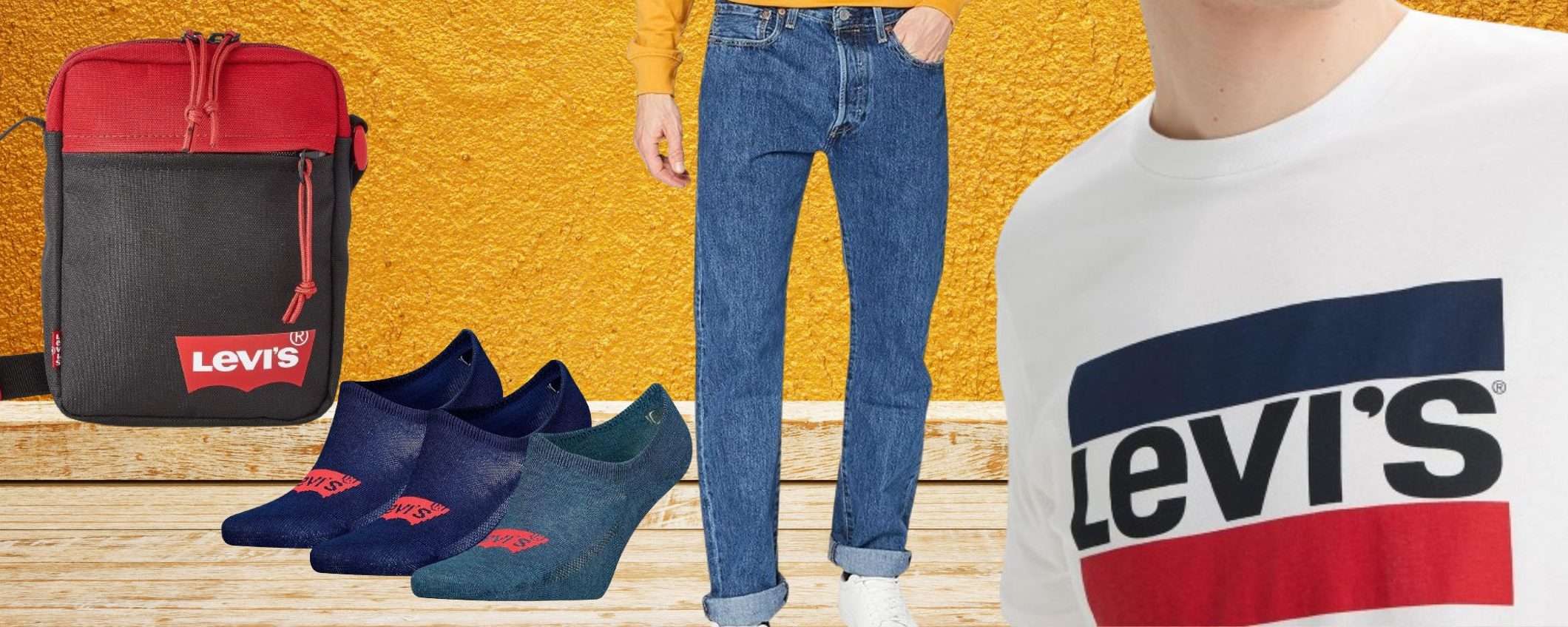 Levi's da 9,52€ su Amazon: abbigliamento e accessori in SVENDITA TOTALE